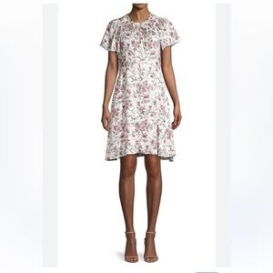 Rebecca Taylor Esmee Floral Dress silk blend size 8